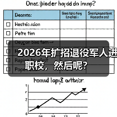 2026年扩招退役军人进职校，然后呢？（图3）