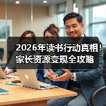 2026年读书行动真相！家长资源变现全攻略（图1）