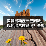 教育局新规严管网教，靠代报名还能混？全周期监控来了！（图1）