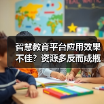 智慧教育平台应用效果不佳？资源多反而成瓶颈（图1）