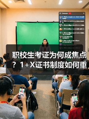 职校生考证为何成焦点？1+X证书制度如何重塑就业竞争力？（图1）