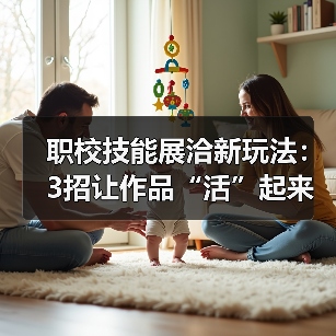 职校技能展洽新玩法：3招让作品“活”起来（图2）