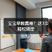 宝宝早教真难？这3步轻松搞定（图2）