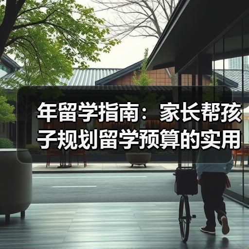 年留学指南：家长帮孩子规划留学预算的实用方法