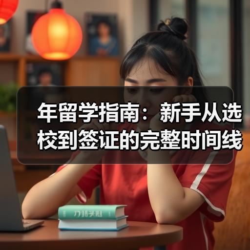 年留学指南：新手从选校到签证的完整时间线规划