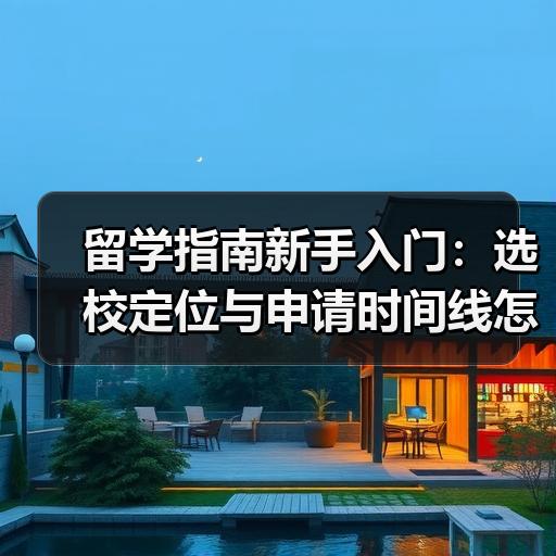留学指南新手入门：选校定位与申请时间线怎么安排