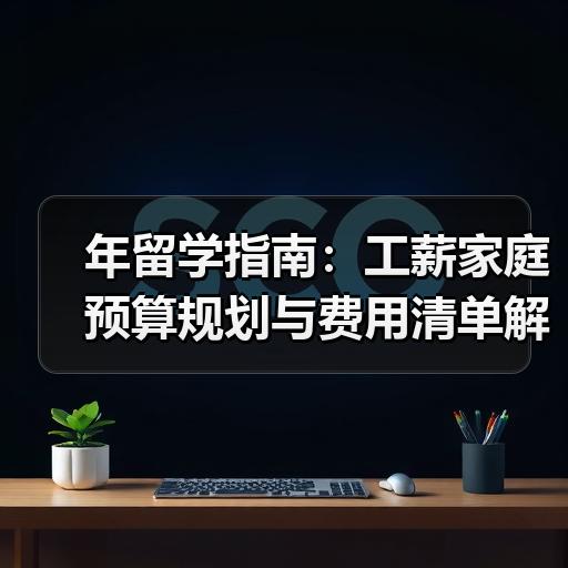 年留学指南：工薪家庭预算规划与费用清单解析
