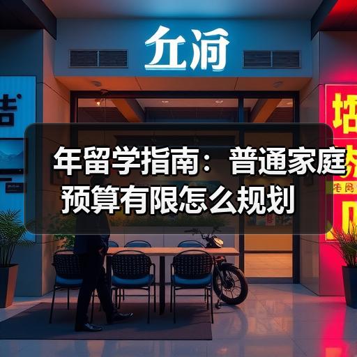 年留学指南：普通家庭预算有限怎么规划