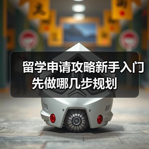 留学申请攻略新手入门先做哪几步规划