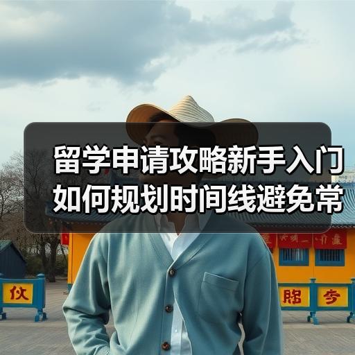 留学申请攻略新手入门如何规划时间线避免常见误区