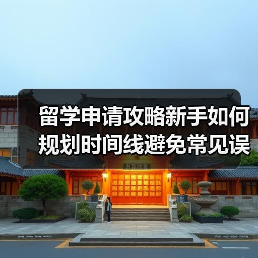 留学申请攻略新手如何规划时间线避免常见误区