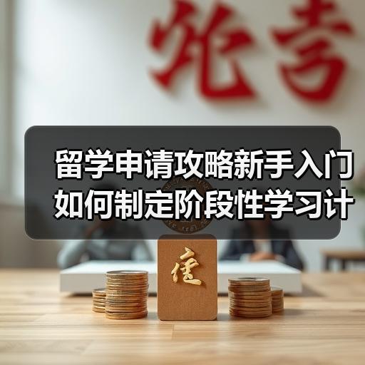 留学申请攻略新手入门如何制定阶段性学习计划