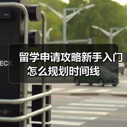 留学申请攻略新手入门怎么规划时间线
