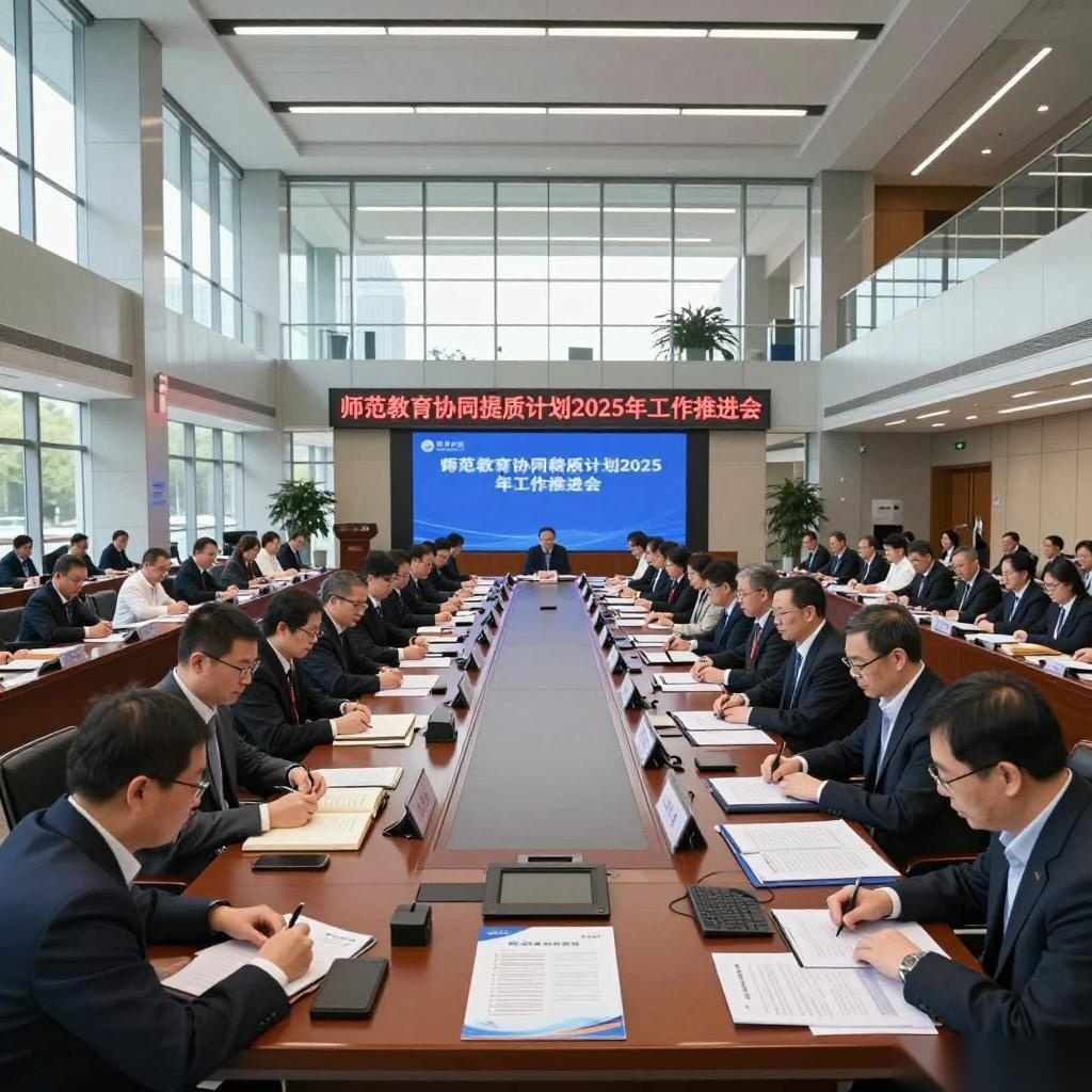 师范教育协同提质计划2025年工作推进会召开的缩略图