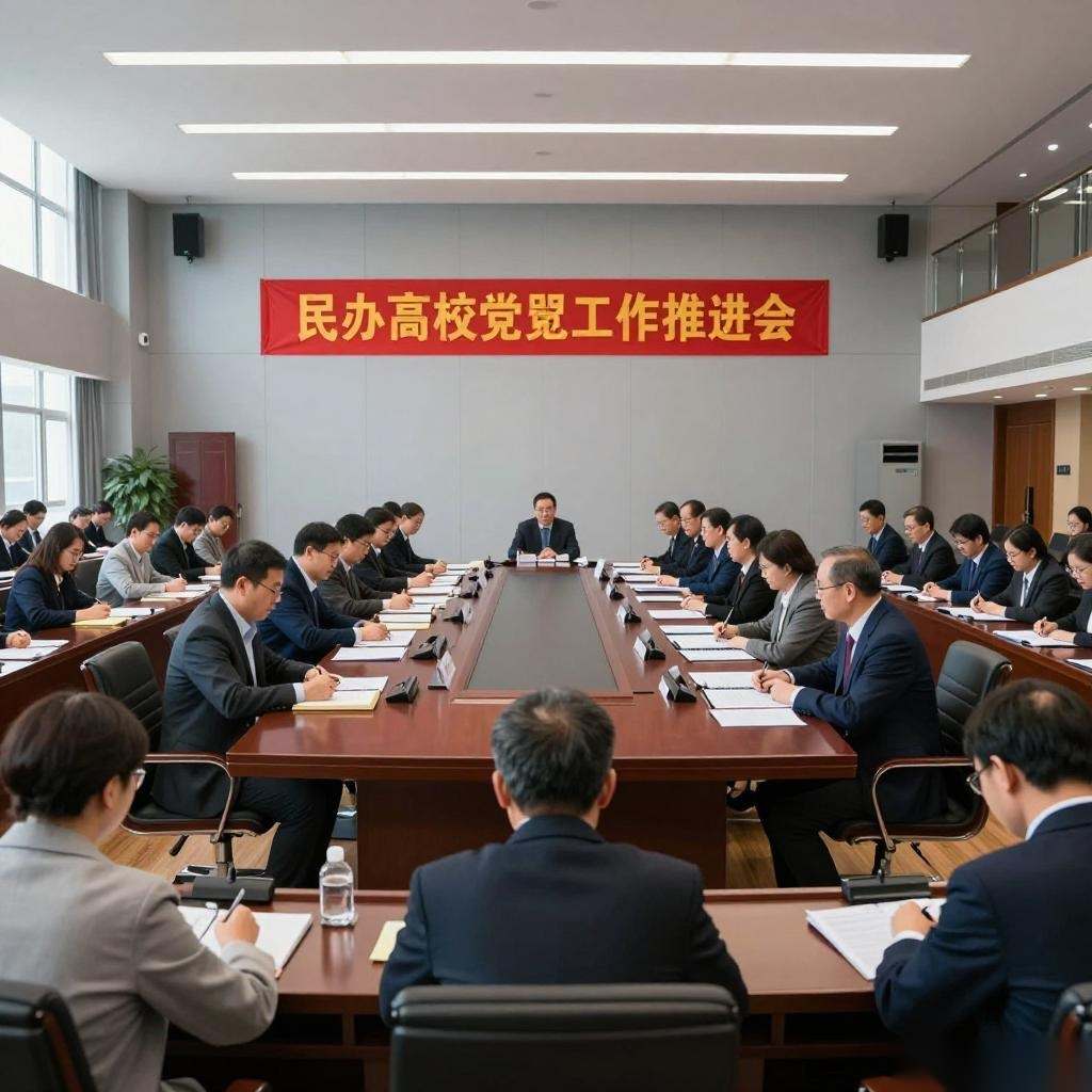 民办高校党建与教育规范发展推进会聚焦高质量发展的缩略图