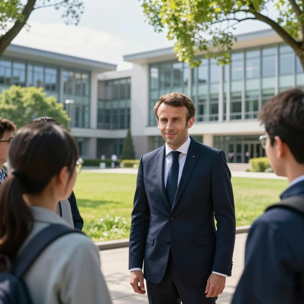 法国总统马克龙访问四川大学 深化中法教育合作交流的缩略图