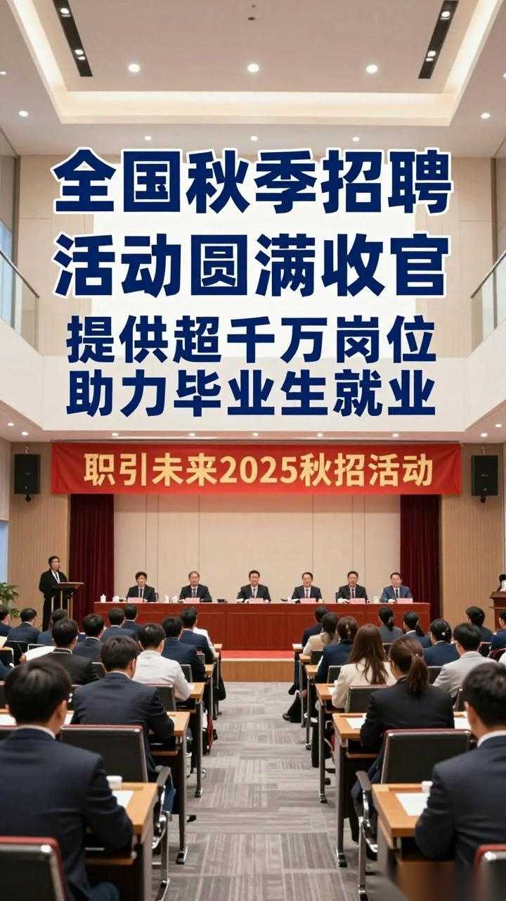 全国秋季招聘活动圆满收官 提供超千万岗位助力毕业生就业