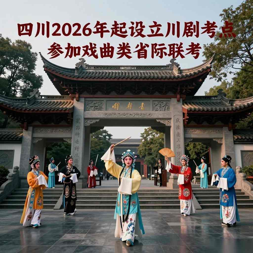四川2026年起设立川剧考点 参加戏曲类省际联考的缩略图