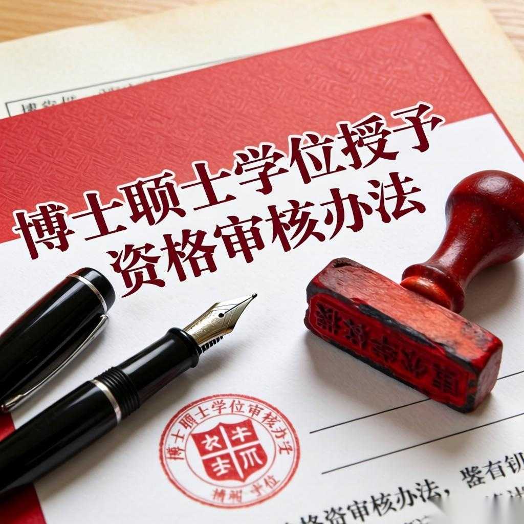 国务院学位委员会发布博士硕士学位授予资格审核办法