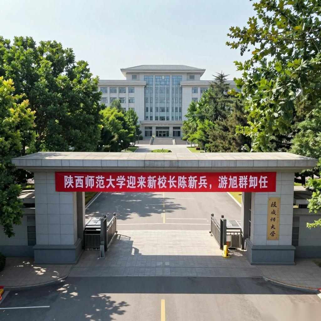 陕西师范大学迎来新校长陈新兵，游旭群卸任的缩略图