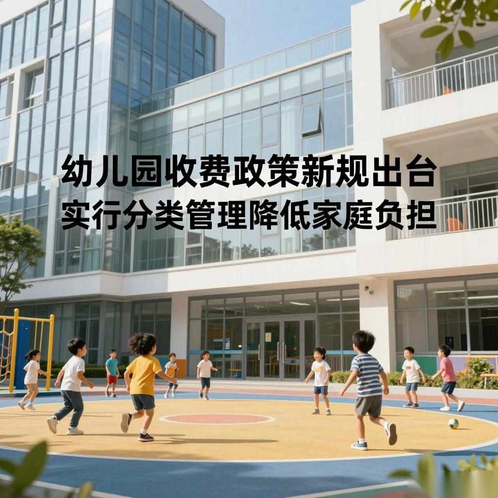 幼儿园收费政策新规出台 实行分类管理降低家庭负担的缩略图