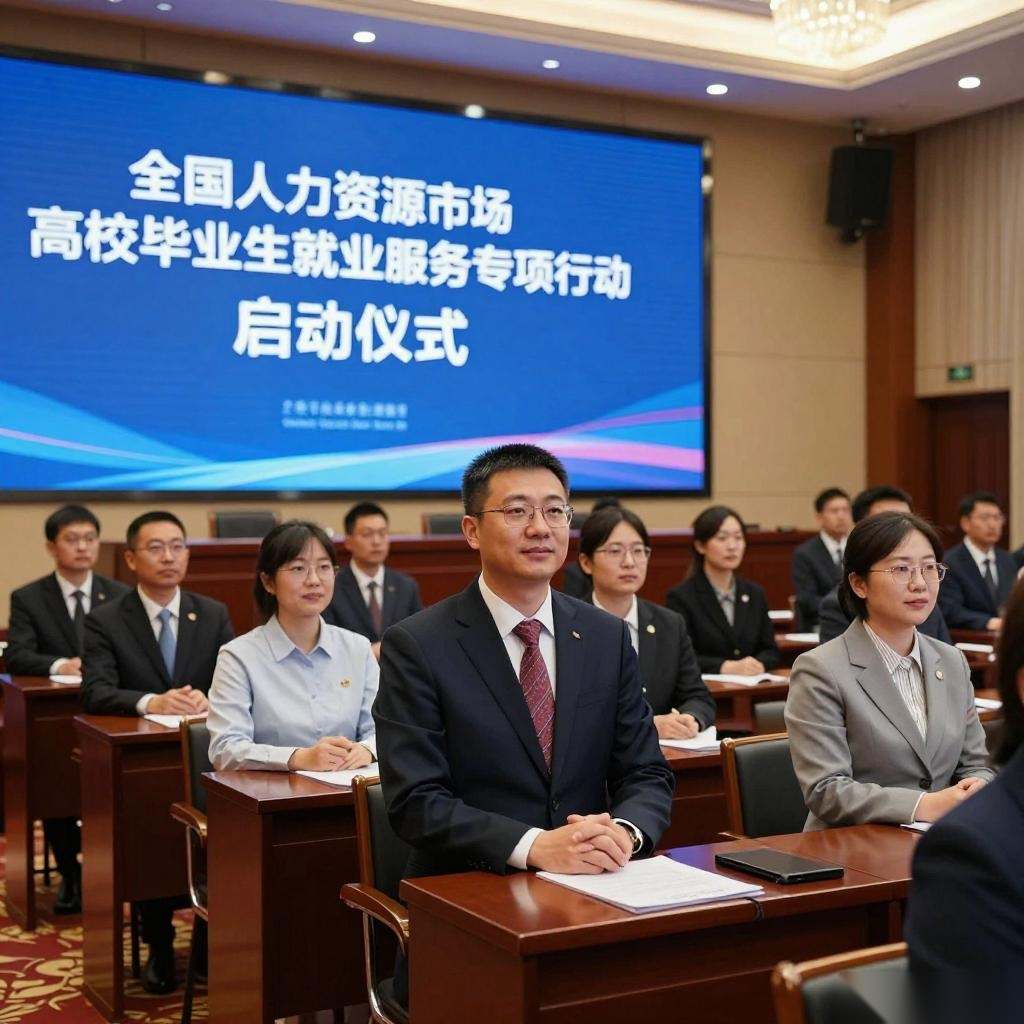全国人力资源市场高校毕业生就业服务专项行动启动的缩略图