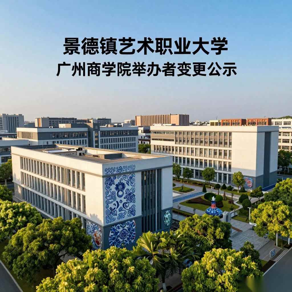 景德镇艺术职业大学广州商学院举办者变更公示的缩略图