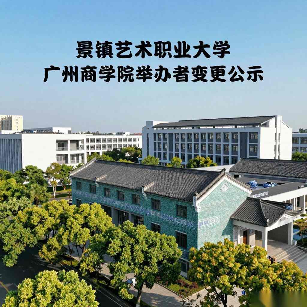 景德镇艺术职业大学广州商学院举办者变更公示