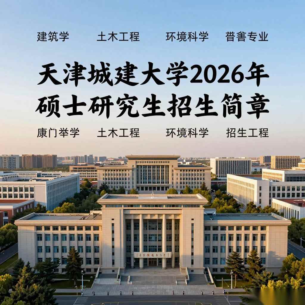 天津城建大学2026年硕士研究生招生简章发布的缩略图