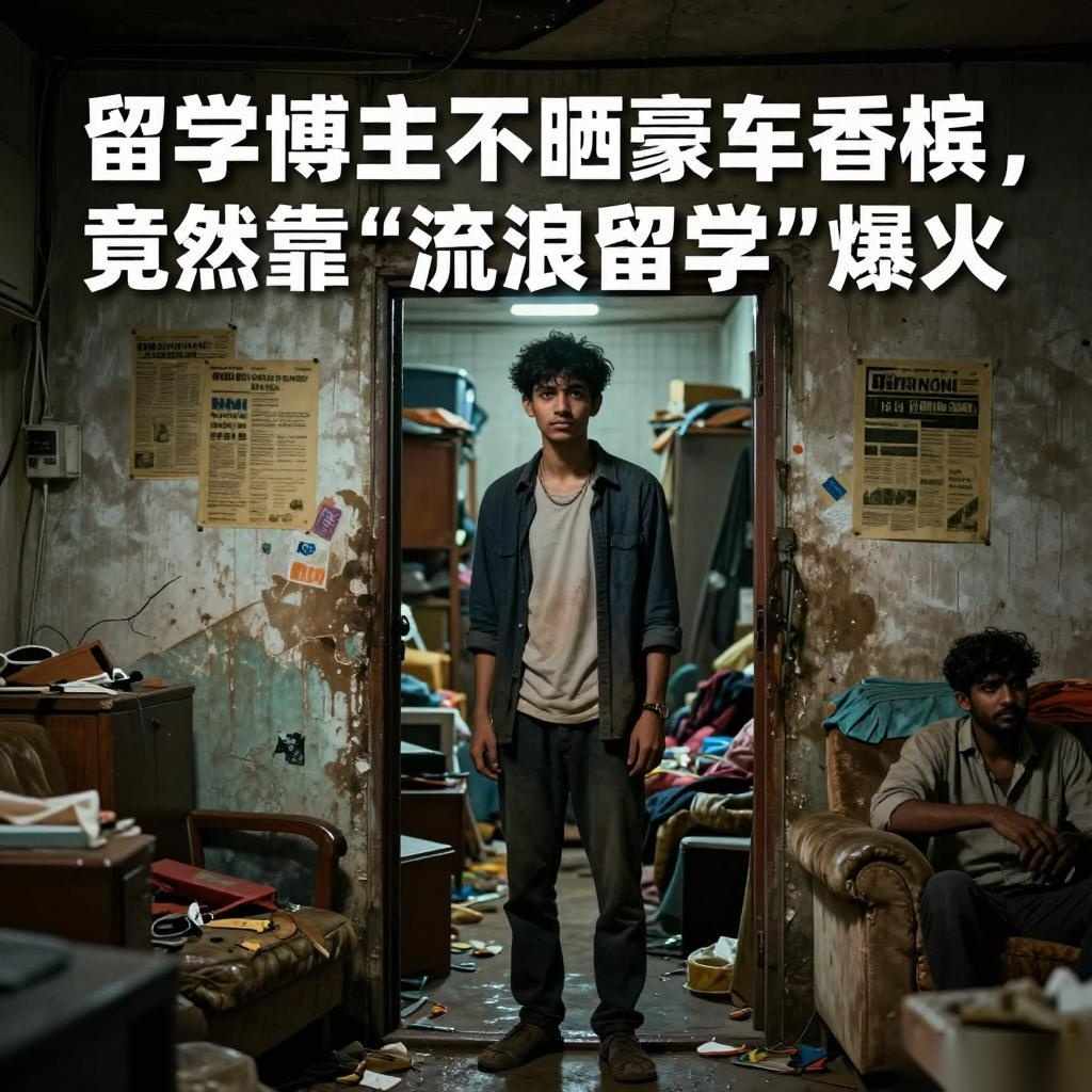 留学博主不晒豪车香槟,竟然靠“流浪留学”爆火(图1) 留学博主不晒豪车香槟,竟然靠“流浪留学”爆火