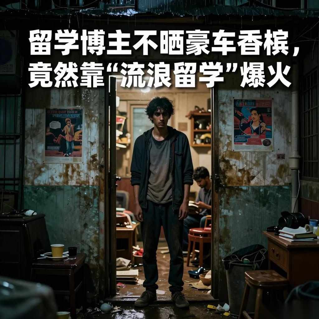 留学博主不晒豪车香槟,竟然靠“流浪留学”爆火(图2) 留学博主不晒豪车香槟,竟然靠“流浪留学”爆火