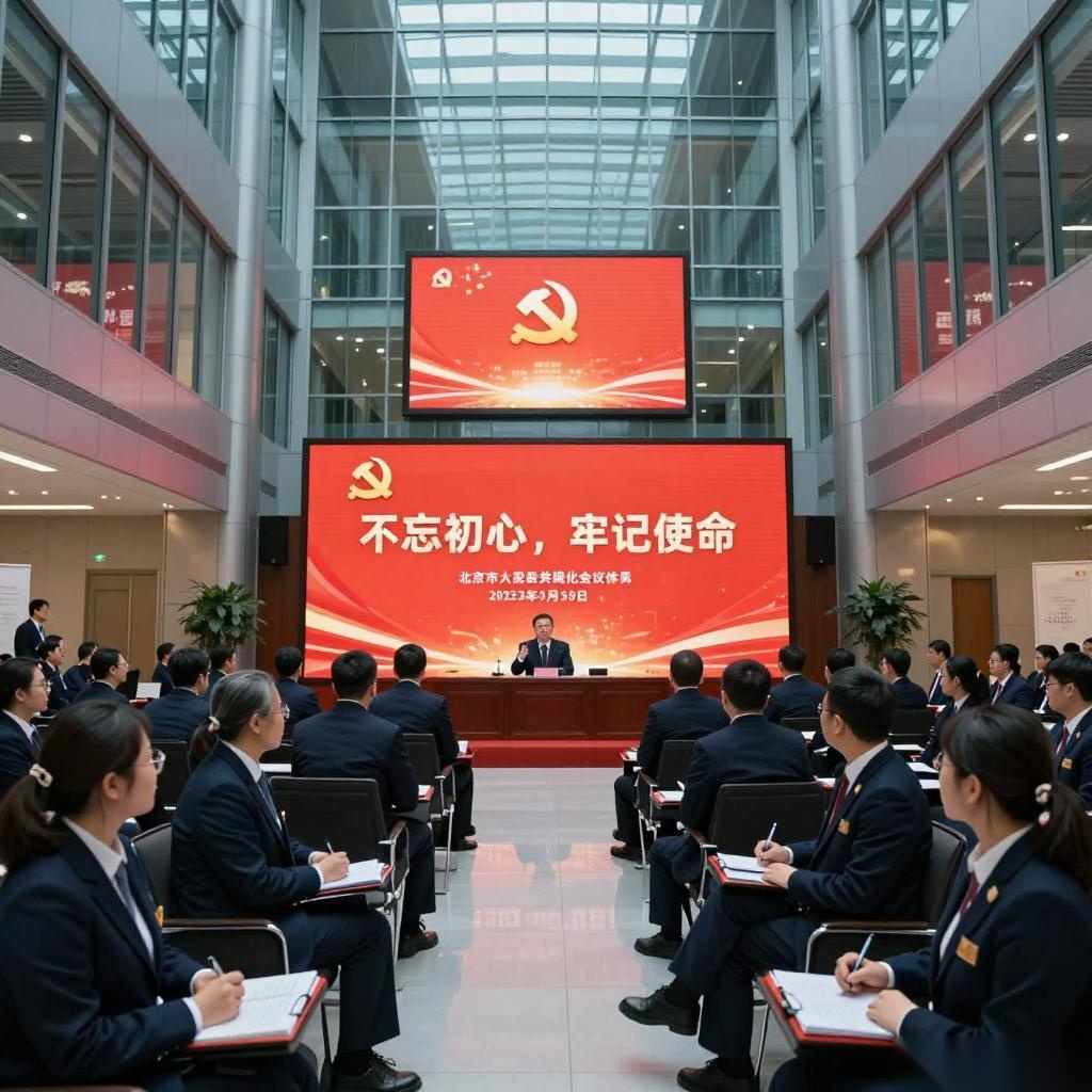 宁高宁作“不忘初心、牢记使命”主题教育专题党课报告的缩略图