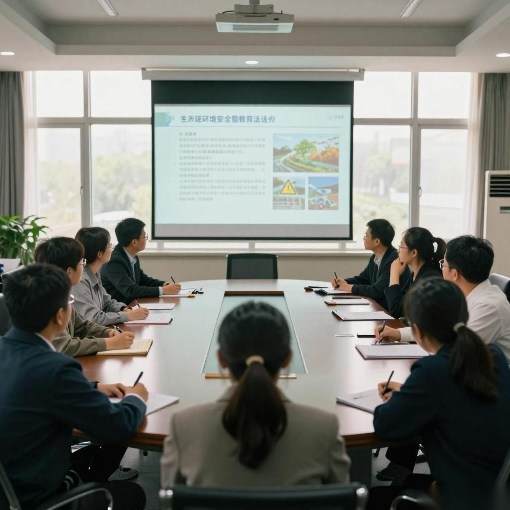 昌邑石化各部室开展《生态环境安全警示教育片》学习活动