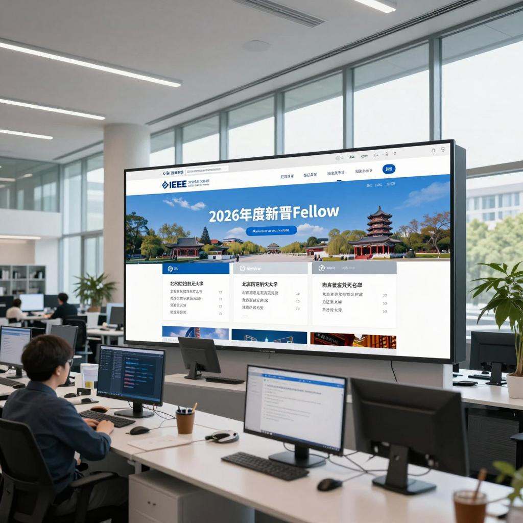 多所高校教授当选IEEE Fellow 2026年度新晋名单公布的缩略图