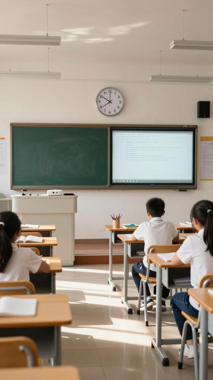 学校禁用手机后，学生竟然看不懂墙上的时钟的缩略图